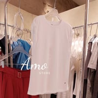 تيشيرت لون برغندي ساده الكم حرف V مبروم MATS250666