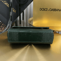 شنطة دولتشي سيسلي طبعة جلد السحلية مقاس Dolce and...