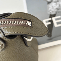 شنطة فيندي باغيت لون أخضر زيتي مقاس سمول Fendi Bag...