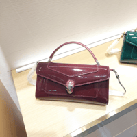 حقيبة بولغاري سيربنتي فورإيفر لون برغندي الجديدة ح...