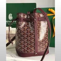 شنطة جويارد لون برغندي مقاس وسط Goyard Petit Flot...