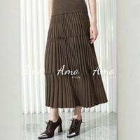 تنورة ماكسي صوف بخصر عالي خامة ناعمة و مرنه تمنحك...