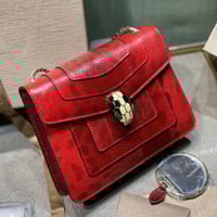 شنطة بولغاري سيربنتي فورإيفر بودي جلد الثعبان الأص...