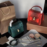 شنطة بولغري سيربنتي فورإيفر بودي الجديدة جلد الثعب...