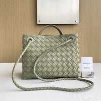 شنطة بوتيغا فينيتا لون أخضر الترافرتين الحجم الصغي...