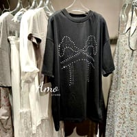 تيشيرت نسائي قصه واسعه ب فصوص كريستال MATS4221181