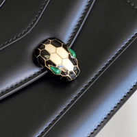 حقيبة بولغاري سيربنتي فورإيفر الجديدة لون أسود حجم...