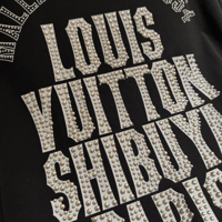 تي شيرت رجالي قطن لون أسود بأكمام قصيرة وياقة مدور...