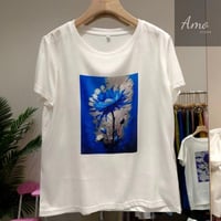 بلوزة ناعمة نص كم خامة شبيه الحرير بصور و ألوان جم...