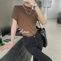 تيشيرت بكم قصير خامه كشميري ذات مرونة عالية MABL15...