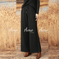 بنطلون صوف بخصر عالي خامة ناعمة و مرنه تمنحك مظهرا...