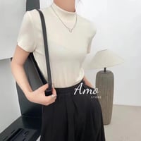 تيشيرت بكم قصير خامه كشميري ذات مرونة عالية MABL15...