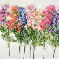 اغصان جهنمية صناعية ملونة من الحرير