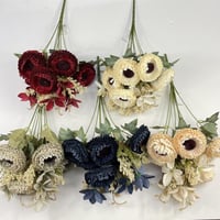 باقة ورد منغوليا قطيفة بألوان متنوعة