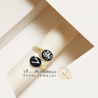 خواتم رجالي - حجرين فضه عيار 925 للنساء و الرجال -...