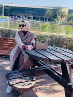 عباية شتوية اسود مع سدو