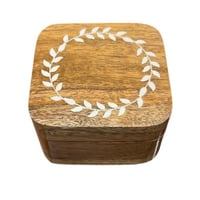 صندوق خشب هندي صغير