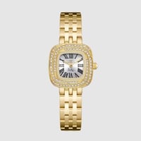 ساعة نسائية هوقو ووتش 258126 ذهبي مينا أبيض