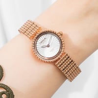 ساعة نسائية كارديال 254065 روز جولد