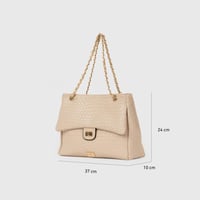 شنطة كتف نسائية جلد