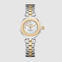 ساعة نسائية كارديال 244031 فضي إطار ذهبي