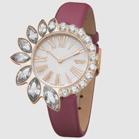 ساعة نسائية جلد كارديال 21507