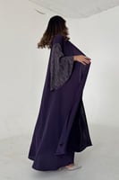 كريب صيفي واكمام كلوش جاكار ياباني