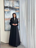 عباية كريب مع تدخيله جاكار هندي نقش