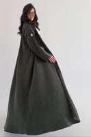 عباية صوف أيطالي ربع كلوش