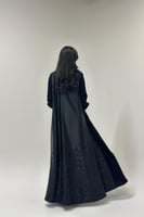 عباية كريب مع تفته مشجر