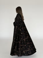 عباية شيفون مخمل قصة نص كلوش