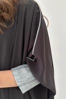 عباية كريب اكمام لنن قصة فراشة