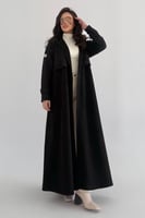 عباية شامواه مع شانيل قصة ربع كلوش