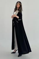 عباية بياقة رسمية وجيوب قصة نص كلوش