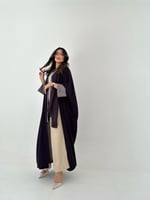 عباية كريب اكمام راكة قصة فراشة