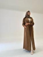 شامواه ايطالي مقلم مع جيوب