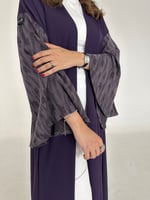 كريب صيفي واكمام كلوش جاكار ياباني