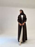 عباية شامواه ايطالي مقلم قصة ربع كلوش