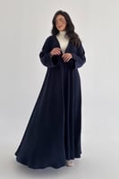 عباية صوف أيطالي قصة ربع كلوش