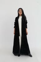 عباية شيفون مخمل كريب قصة نص كلوش