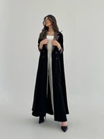 عباية رسمي بياقة كريب ملكي