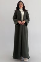 عباية صوف أيطالي ربع كلوش