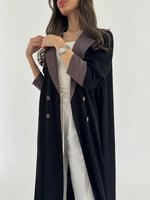 عباية رسمي بياقة كريب ملكي