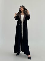 عباية رسمي بياقة كريب ملكي