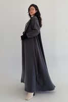 عباية صوف ايطالي قصة ربع كلوش