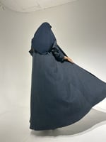 عباية صوف قصة ربع كلوش