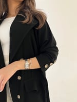 عباية جاكيت رسمي مع جيوب