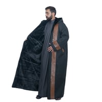 فروة شتوية فاخرة – تصميم كاروهات جلد مع بطانة فرو...