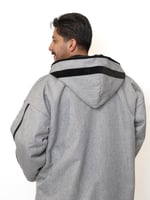 فروة لون رصاصي جذاب | تصميم فاخر وفخم"