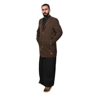 بالطو كشميري رجالي بني – أنيق، فاخر ودفء مثالي للش...